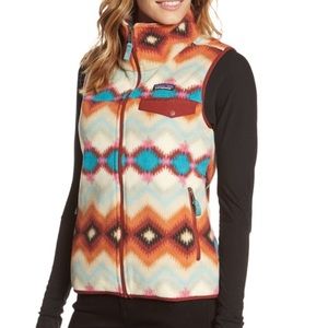 Patagonia Synchilla Vest- Colorful Aztec print